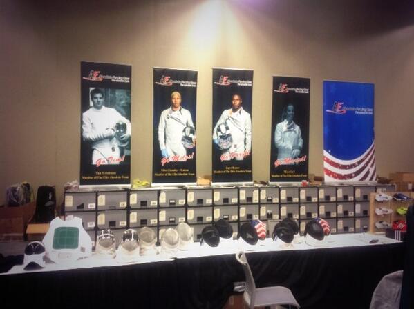 marielzagunis's tweet image. The @USFencing Cleveland NAC has a great @AbsoluteFencing booth!Check it out@MChamleyWatson@DarylDijon@TimMorehouse