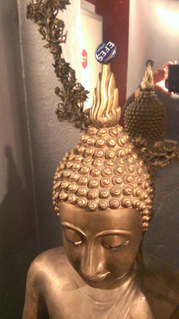 Sometimes it happens in Istanbul, beer helps for sure.