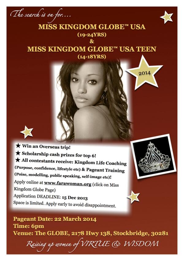 FaraGlam's tweet image. Do you have a dream that you need empowered? Are you between 14-24yrs? Then this is for you. Awesome opportunity!