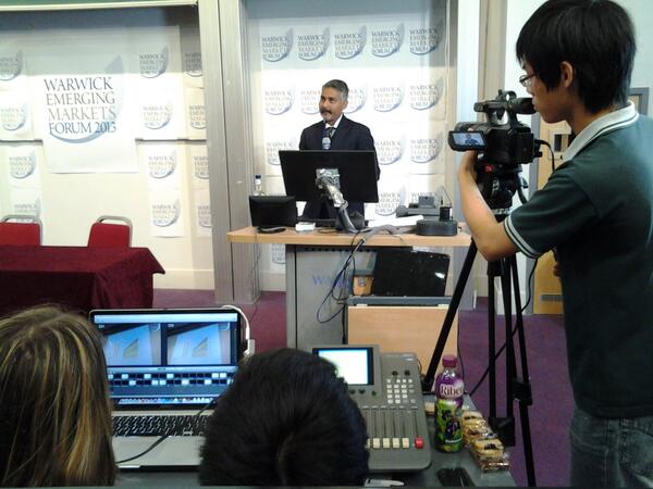 Our crew is working hard to produce excellent broadcast #WEMF13 <a href="/warwickuni/">University of Warwick</a> @warwickemf