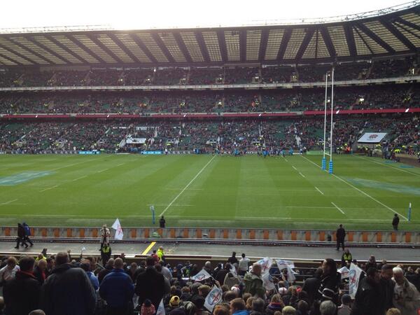 R_Hargreaves's tweet image. Couldn't have better seats #autumninternationals #o2rugby