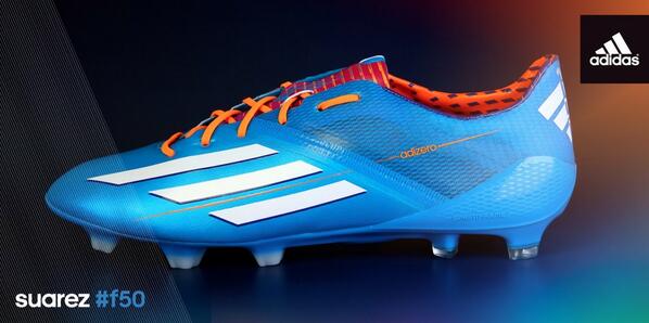 Twitter 上的adidas on, Samba #F50. Suarez christens the Samba Collection with its first goal! http://t.co/AOLmWWXIMH" /