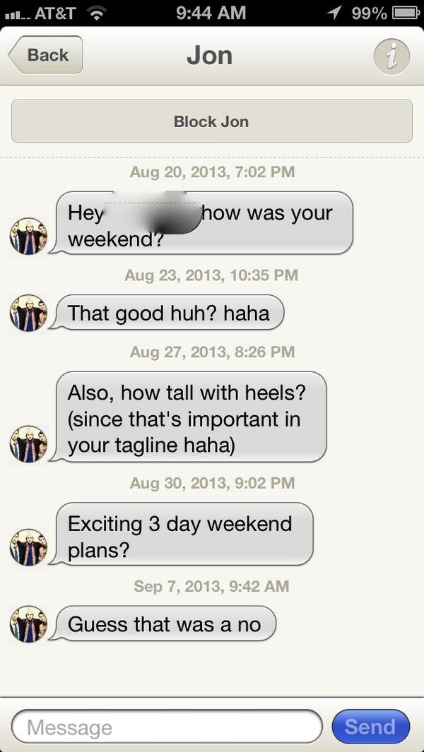 AwkwardTinder's tweet image. speaking of not taking a hint...