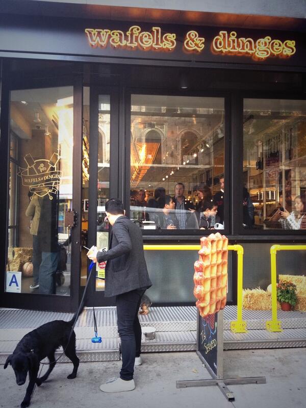 BrokeMillennial's tweet photo. Dreams do come true! @waffletruck has a store! http://t.co/MAerbAz8kF