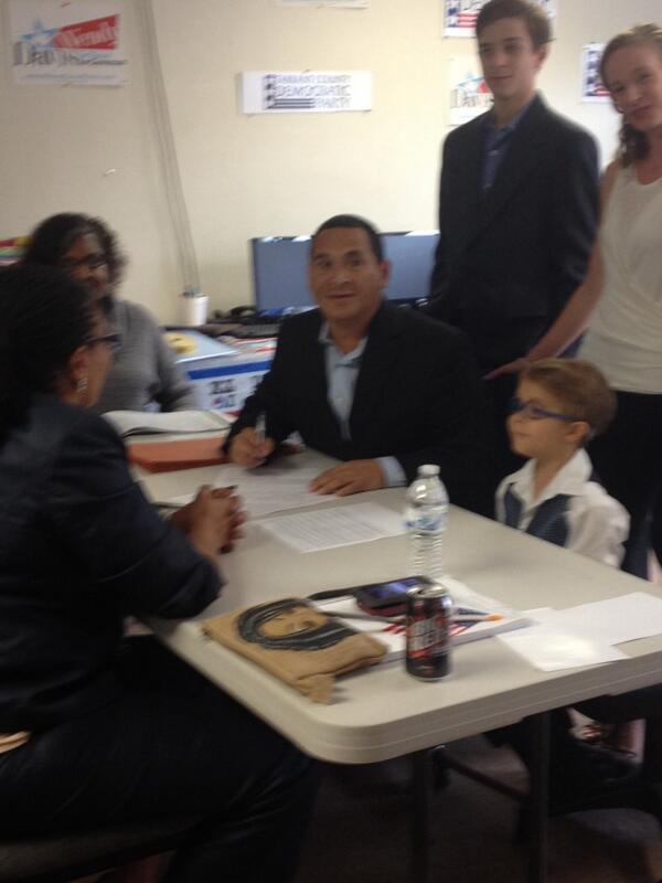 Saclegg's tweet photo. #sd10 Mike Martinez filling for sd 10 http://t.co/mpE23HtS7a