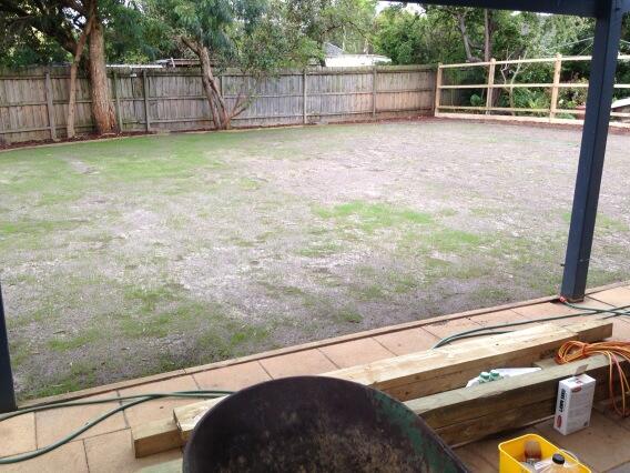 Maidstone Place Cricket Ground. Some lucky kid will soon have the best back yard ground in Melbourne.