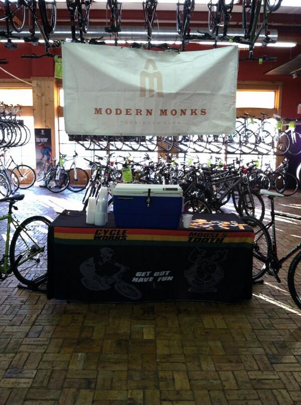 Huge thanks to @monksmodern for keeping our beer local for @StarCityCX after party!
