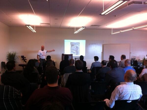 Robert <a href="/posilight/">Robert Simoneau</a> thanks for such an inspiring talk as our keynote this morning at #pcampmtl #prodmgmt #prodmktg