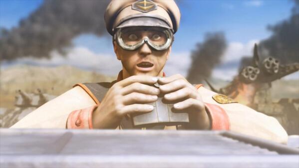 ColonelColmatta's tweet photo. Colmatta is impressed with the Guntanks' rapid advance through the enemy line. #OdessaDay #GundamFTWest http://t.co/EB6LbyJiMy