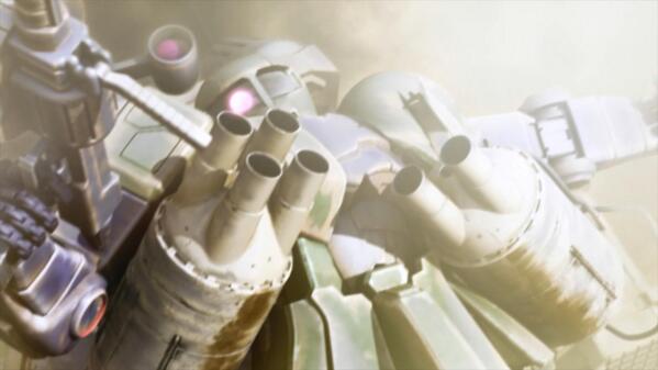 GuntankS's tweet photo. Doroba knocks the legs out from under @ZForces Zaku I and holds it against his Guntank. #OdessaDay #GundamFTWest http://t.co/QqePH2ykKC