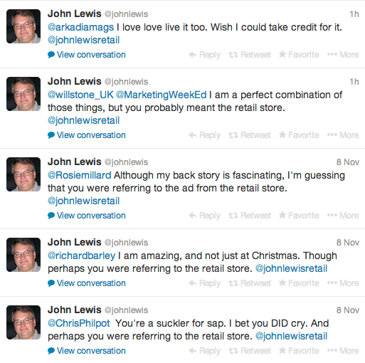 BuzzFeedUK's tweet photo. .@JohnLewis is the most patient and polite man on Twitter http://t.co/ZfxUmR5bO5 http://t.co/yNv5zQOjvu