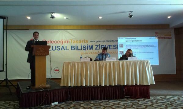 yurtogluelif's tweet photo. #geleceginitasarla #ulusalbilisimzirvesi Getameet uzmanı,yenibiris bölge temsilcisi ve Habitat @ilhanermis ile devam http://t.co/ipVoZt16HV