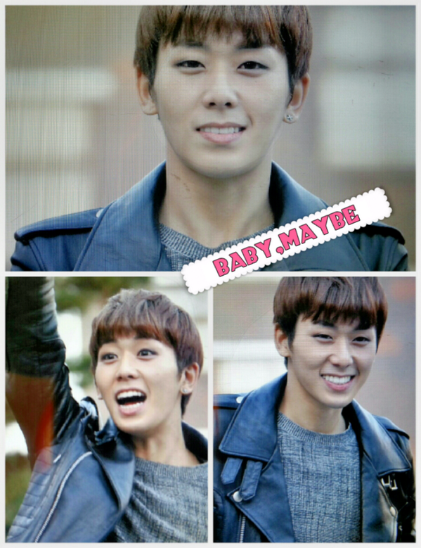 babymaybe95's tweet photo. 131110 인기가요 미니팬미팅 마이네임 채진 -  이번활동도 수고 많았어♥ #MYNAME #DaybyDay http://t.co/SV8NDsh3Wn