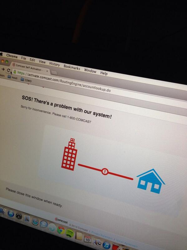 Hidees13's tweet image. @comcastcares was forced to upgrade modem and go through activation again. This is what the web says! #FAIL #comcrap