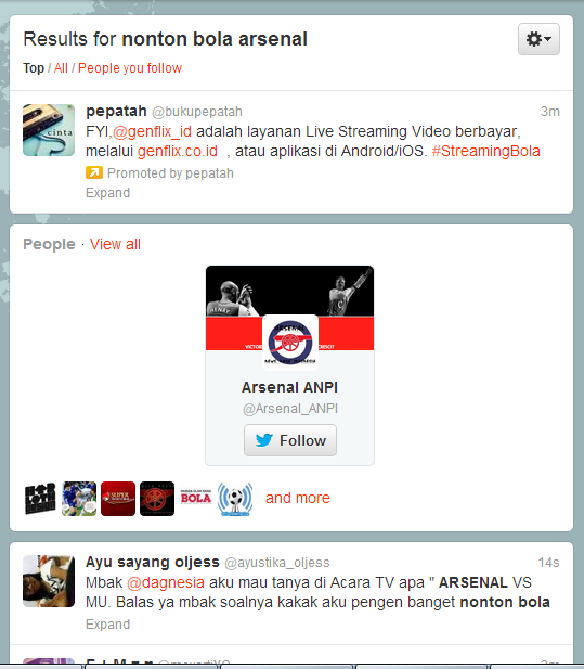 aidims's tweet image. sengaja keywordnya pake Arsenal, bukan MU #huh :)) #StreamingBola cc:@beehavior @aryacung