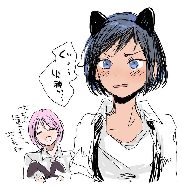 にょた峰ちゃんとももいくん 
