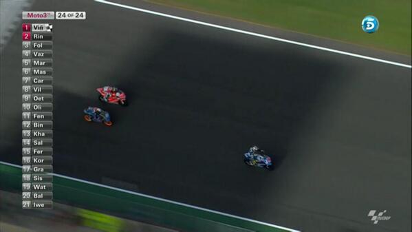 #Moto3 ¡¡ Maverick Viñales ,CAMPEÓN del Mundo de Moto3 !! Enhorabuena <a href="/maverickmack25/">NOT Maverick Viñales</a> telecinco.es/motogp/