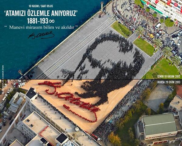 Açtığın yolda, gösterdiğin hedefe hiç durmadan yürüyeceğime and içerim!