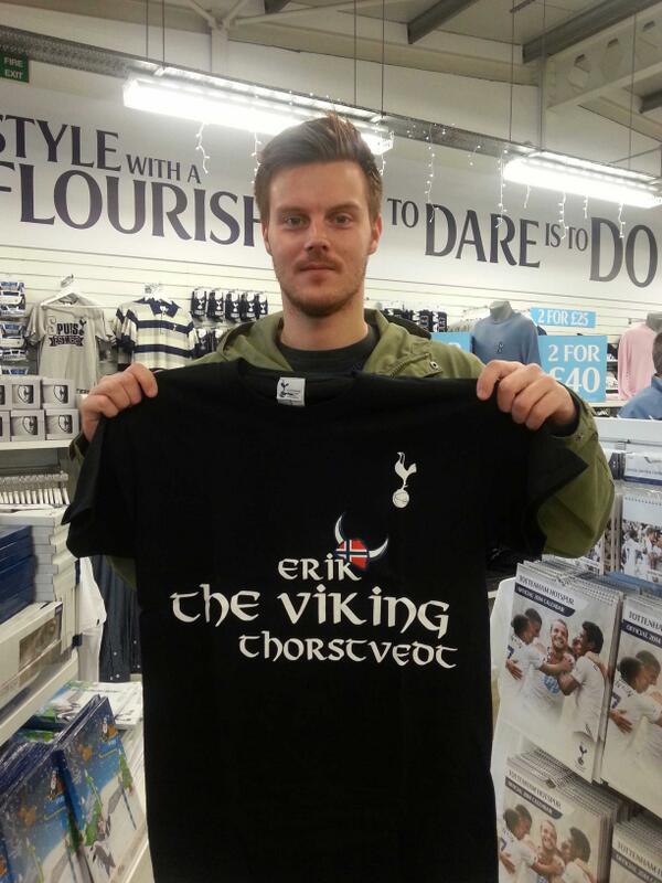 ChristianStedje's tweet photo. Erik the viking, spurs -newcastle at the lane! Coys! #2pl http://t.co/sNdhxbG9Dn
