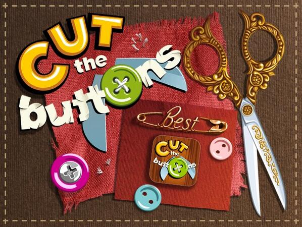Cut the Buttons is a cool game for iPhone and iPad. Play carefully! Don’t cut yourself :) ;)