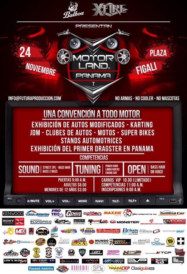 claupa507's tweet photo. Saludos al bro @eddieremix q está apoyando al MOTOR LAND PANAMA junto a la emisora de la juventud @BlastPanama http://t.co/GvT7X6F1mU