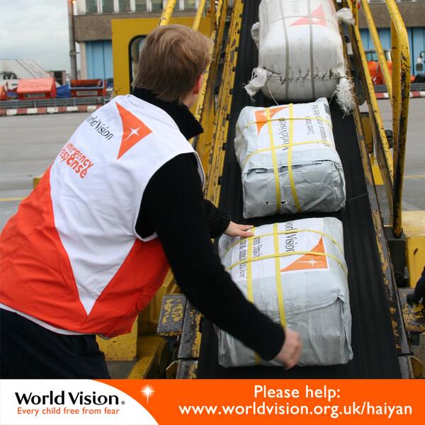 WorldVisionUK's tweet photo. Our first aid flight is on its way to victims of Typhoon #Haiyan. We urgently need donations: http://t.co/IRSkr86zHS http://t.co/8vmk9F7EqK