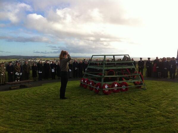 WIExplorers's tweet image. Kate laying the wreath for Scouts Western Isles this morning