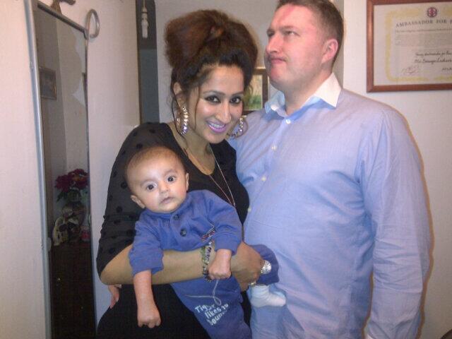 A year ago today Damon and I got married and exactly 10 months later we had a baby #blessed http://t<a href="/tag/blessed"class="tags"><span>#blessed</span></a>