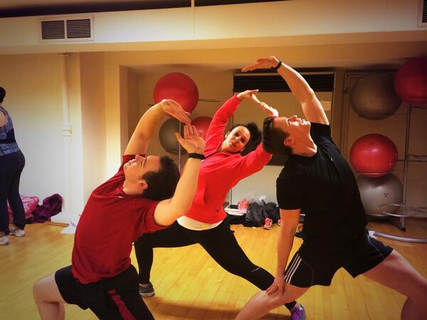 Three newly qualified <a href="/LesMills/">Les Mills</a> body balance instructors <a href="/FFLivSt/">Fitness First</a> <a href="/ktdeane/">Katie Deane</a> <a href="/tompow87/">Thomas Pow</a>