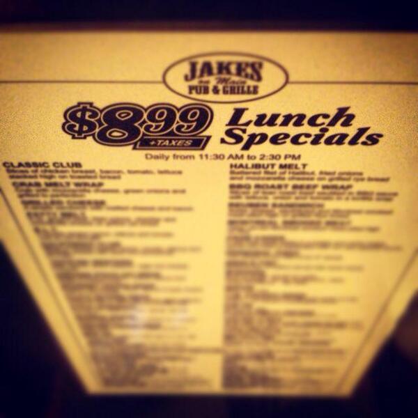 Jakes on Main (@jakesonmain) on Twitter photo 