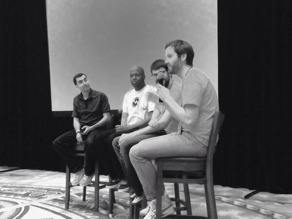 ThunderboltLabs's tweet photo. Open discussion of what makes "bad code" /w @mattetti @tenderlove @bryanl and @brynary at #rubyconf http://t.co/vIEjTW772q