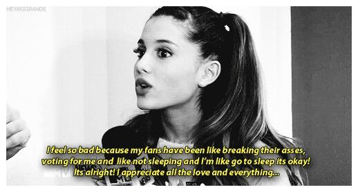 klaudiiaxo's tweet image. and thats why she should win

#votearianagrande