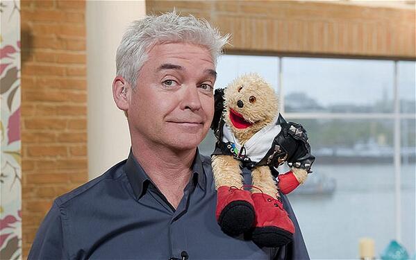 A picture of me interviewing Barbara Windsor