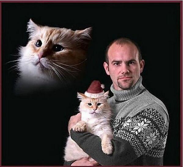 Brush_TSFS's tweet photo. Me and my cat.
(I'm the one wearing the Santa hat.)
#FREDScandal http://t.co/m2Ri1jxNj3
