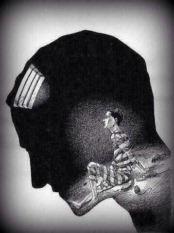 mind_experience's tweet image. A prisoner of his own mind