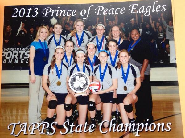 helenburt's tweet photo. Congratulations to our Prince of Peace Lady Eagles!  State 4A Champions! http://t.co/RS6kxht4Ff