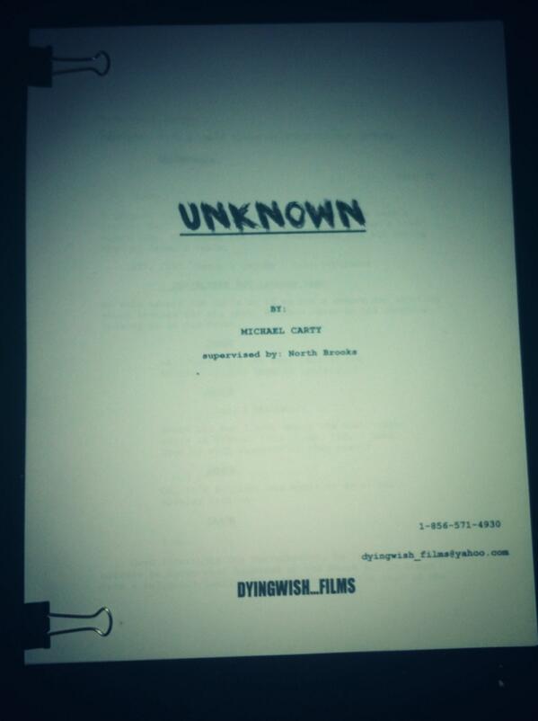 INSANE_CON's tweet image. After 1 week of writing, we finished the screenplay for our upcoming film UNKNOWN...