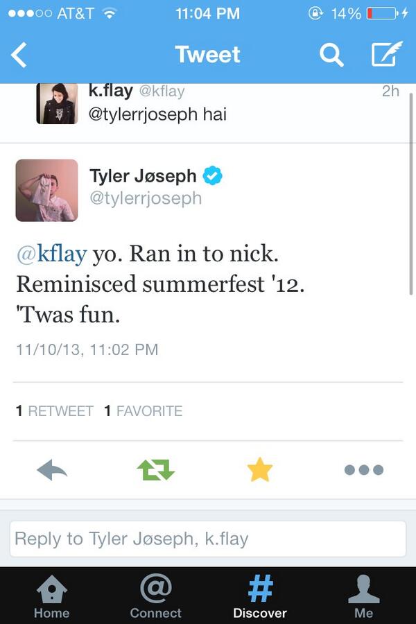 NoNimIntended's tweet image. where's my trophy? I'm famous now. #firstfavorite #firstretweet @tylerrjoseph