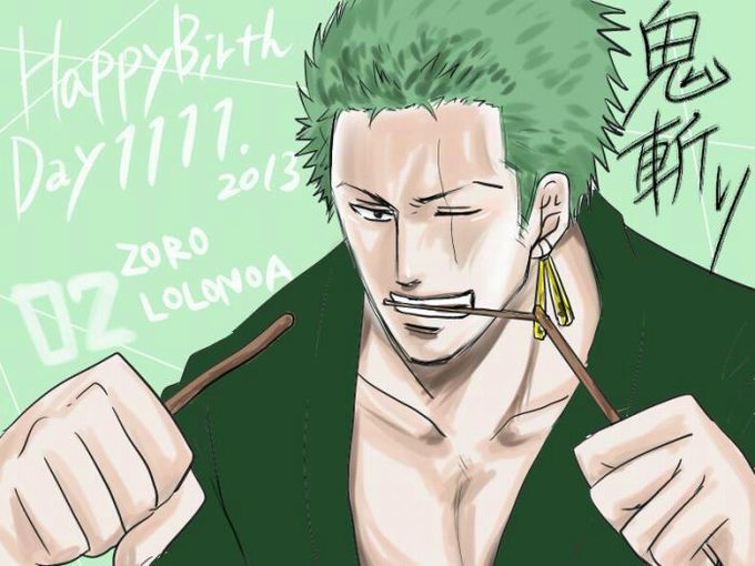 ゾロ誕生日のtwitterイラスト検索結果 古い順