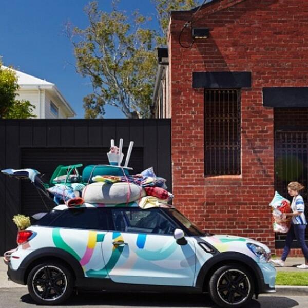 Have you spotted the @Kirra_Jamison x @followthemini around town?! <a href="/TDFOpenHouse/">Lucy + team TDF!</a> <a href="/thedesignfiles/">The Design Files</a> #spotthemini