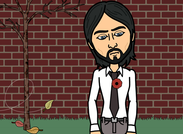 incidentnormal's tweet photo. Duncan wears a poppy today. #bitstrips http://t.co/6CbHiApxK3