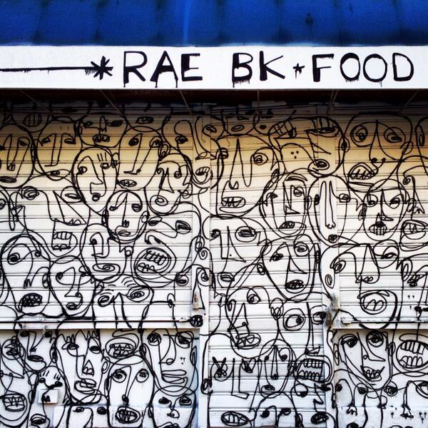 CitydopingNYC's tweet photo. Bodega painted inside &amp; out by NYC street artist RAE on Ave C and E. 12th St #NotBanksy #dope http://t.co/ckFgs2uBq7 http://t.co/s6dzqTIfpT