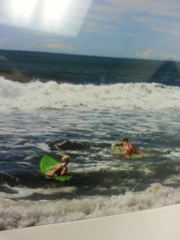 LRader2233's tweet image. Adam and I surfing in Costa Rica when we were dating.