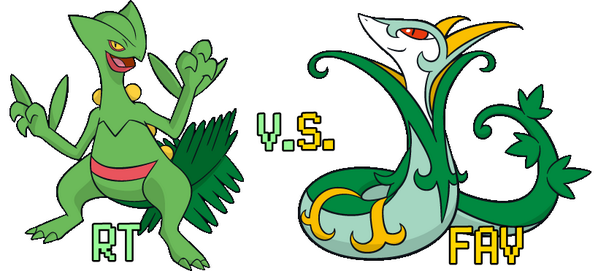 PokemonRToFAV's tweet photo. RT - Sceptile / V.S / FAV - Serperior http://t.co/2CpADc8aZH