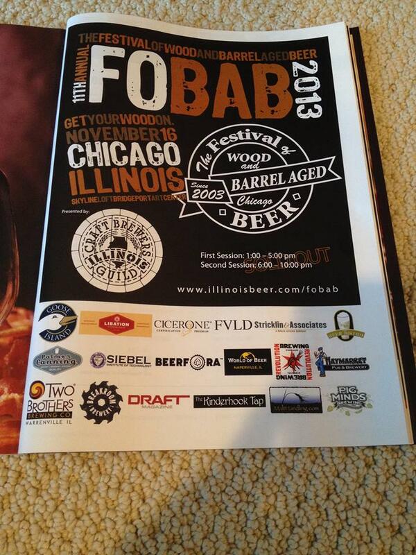 IllinoisBeer's tweet image. RETWEET this wonderful image and you will be entered to win tickets to this Friday's pre- #FoBAB partay! @draftmag