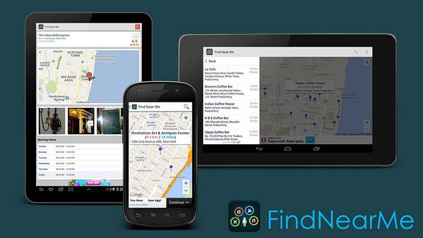 ProInsightsMe's tweet photo. Urgently need to find a Gas Station or ATM?
Solution: Find Near Me- FREE for Android devices.
http://t.co/dMWzdE0dBe http://t.co/u5AoREv8G1