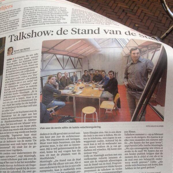 Goed stuk in <a href="/leidschdagblad/">Leidsch Dagblad</a> vanochtend! Morgen, 20.00 uur #svdsLeiden in <a href="/scheltemaleiden/">ScheltemaLeiden</a>