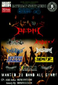 "SATURDAY NIGHT MUSIC WITH UNDERGROUND FOR CHARITY #3" 30 Nov - 1 Des 2013 Banjarbaru