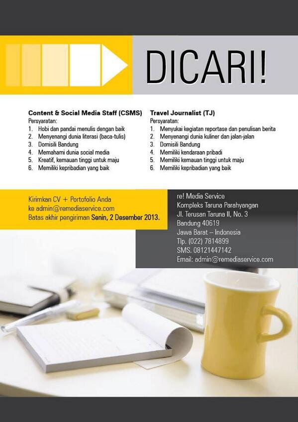 ipehhere's tweet photo. Jurnalis dan writer content @lowkerbdg @infoLowkerBdg @Lowongankerja78 http://t.co/hIYVj9ODBN