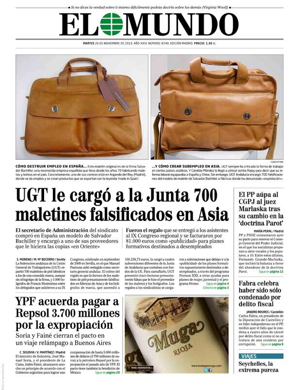 elmundoes's tweet photo. 'Si no dices la verdad sobre ti mismo difícilmente podrás decirla sobre los demás' (Virginia Woolf). La portada http://t.co/pF24WnsLk8